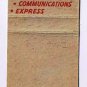 Matchbook Cover CP Canadian Pacific Hotels From Sea To Sea