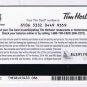 Tim Horton's 2015 Gift Card NHL Toronto Maple Leafs No Value