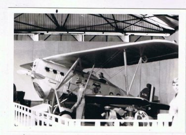 Antique Photo Old Airplane Photo With Pilot