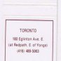 Matchbook Cover Golden Griddle Pancake House Toronto Ontario 25th Anniversary