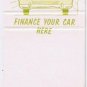 Matchbook Cover Lee Savings Bank Lee Massachusetts Finance Car