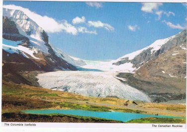 Canada Postcard Columbia Icefields Athabaska Glacier