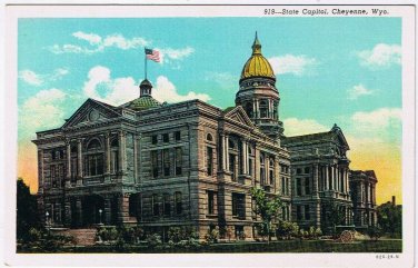 Postcard State Capitol Cheyenne Wyoming