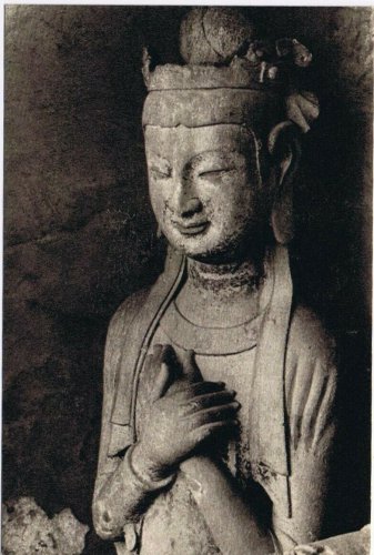 Postcard Bodhisattva In Cave No. 37 Sui Dynasty China