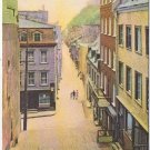 Postcard Little Champlain Street Quebec City