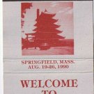 Matchbook Cover RMS Convention Sheraton Floyd Shade Springfield MA New England