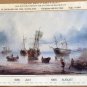 Calendar Sailing Ships Clyde Blowers Scotland 1985 Frameable Art 12 x 18