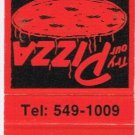 Matchbook Cover Kay's Pizzeria Hamilton Ontario