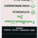 Matchbook Cover First National Bank Of Pennsylvania