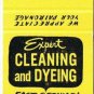 Matchbook Cover One Hour Matinizing North Bay Ontario Yellow