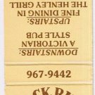 Matchbook Cover The Jack Russell Pub Toronto Ontario