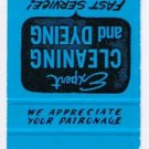 Matchbook Cover One Hour Matinizing North Bay Ontario Blue
