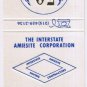 Matchbook Cover The Interstate Amiesite Corp Concordvillle Pennsylvania 59th