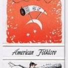 Paul Bunyan Matchbook Cover Orange AMERICAN FOLKLORE Match Book Diamond