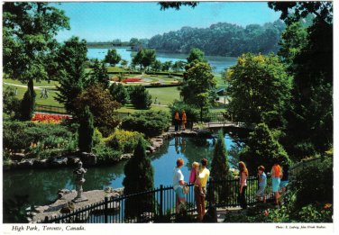 Ontario Postcard Toronto High Park Grenadier Pond