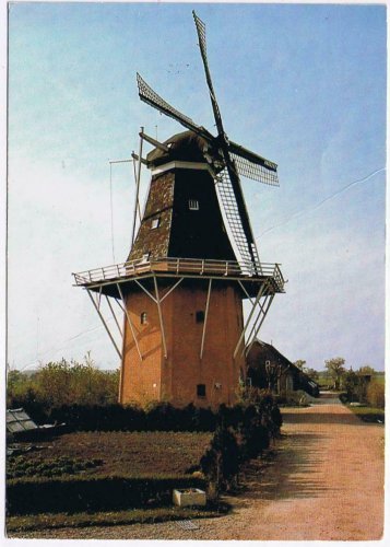 Holland Netherlands Postcard Niebert Molen Windmill