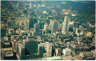 Toronto Ontario Postcard Downtown Toronto Business District