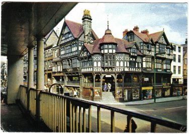 United Kingdom UK Postcard Chester The Cross Middle Ages