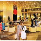 Japan Postcard Tokyo Keio Plaza Inter-Continental Hotel Lobby People