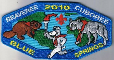 Scouts Canada Patch Blue Springs Beaveree Cuboree 2010