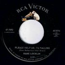 Hank Locklin Please Help Me I'm Falling 45 rpm My Old Home Town RCA Victor NM