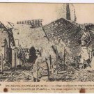 France Postcard Neuve Chapelle La Guerre 1914-18 Village Taken By English