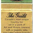 Matchbook Cover The Guild Canada's Most Unique Country Inn Scarborough Bluffs