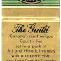 Matchbook Cover The Guild Canada's Most Unique Country Inn Scarborough Bluffs