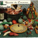 France Postcard Recette du Couscous Cous Cous Recipe