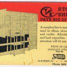 Auburn New York Advertising Card Ink Blotter Schicht System Shop Y & E Shelving