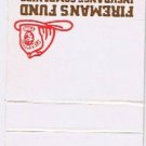 Matchbook Cover The Bon Agency Insurance Casper Wyoming Fireman's Fund