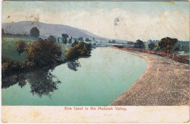 Postcard Erie Canal In The Mohawk Valley 1909
