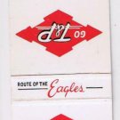 Matchbook Cover Texas & Pacific Railway Route Of The Eagles