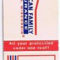 Matchbook Cover Beloit WI Dale Bach American Family Insurance Madison