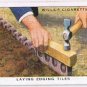 Wills Cigarette Card Garden Hints #9 Laying Edging Tiles