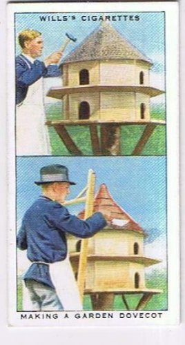 Wills Cigarette Card Garden Hints #7 Making A Garden Dovecote