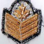 Canadian Armed Forces Petty Officer Second Cl Gold On Black Arm Patch 2" x 2.5"