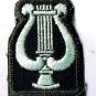 Music Appreciation Silver On Black Arm Patch 1 1/4" x 1 3/4"
