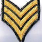 Canadian Armed Forces Petty Officer Second Cl Gold On Black Arm Patch 3" x 3.5"