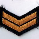 Canadian Armed Services Sailor First Class Gold On Black Arm Patch 1" x 2 1/4"