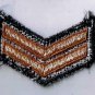 Canadian Armed Services Sailor First Class Gold On Black Arm Patch 1" x 2 1/4"