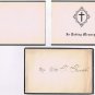Funeral Card In Loving Memory James French + Black Edged Envelope
