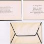 Funeral Card In Loving Memory James French + Black Edged Envelope