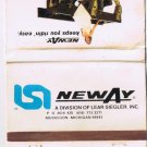 Matchbook Cover Neway Lear Siegler Muskegon Michigan