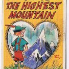 Vintage Sarcastic Valentine Card T.C.G. 1950s I'd Climb The Highest Mountain