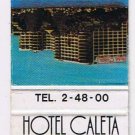 Matchbook Cover Hotel Caleta Fiesta Mexicana Acapulco Mexico