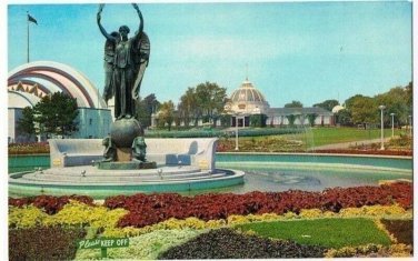 Toronto Ontario Postcard Shriners Memorial Monument Canadian National Exhibition
