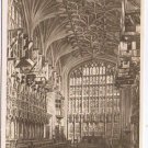 United Kingdom UK Postcard Windsor Castle St George's Chapel