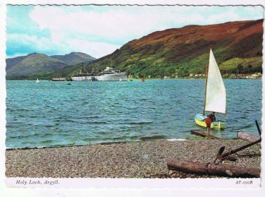 Postcard Holy Loch Argyll Scotland United Kingdom