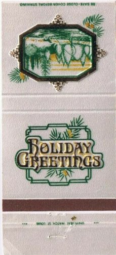 Matchbook Cover Holiday Casino Holiday Inn Holiday Greetings Richmond Virginia